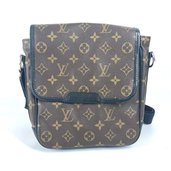 LOUIS VUITTON MonogramMacassar Bus PM Pochette Crossbody Shoulder Bag - Picture 1 of 12